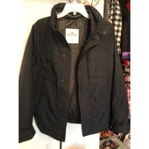 Hollister Blue Puffer Surf Jacket